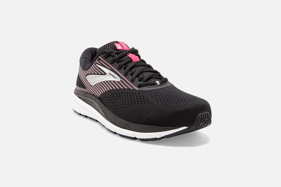 Brooks Addiction 14 Road Löparskor Dam - Svarta/Rosa/Silver - 8513-MESDH